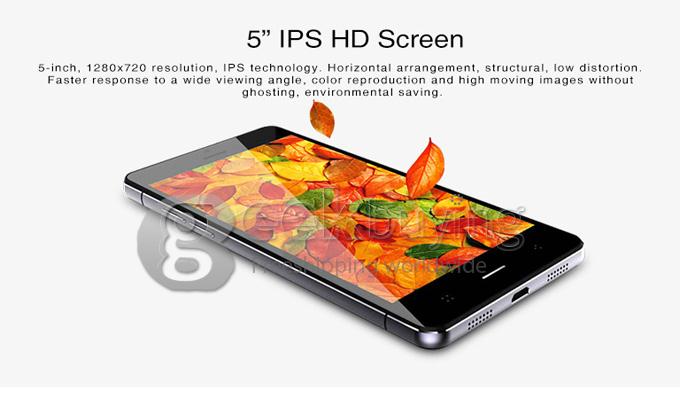 MIJUE M690 MTK6592 Octa Core 1.7GHz Smartphone 5.0 Inch IPS HD Screen Android 4.4 1GB RAM 8GB ROM 8.0MP 3G/OTG - Black