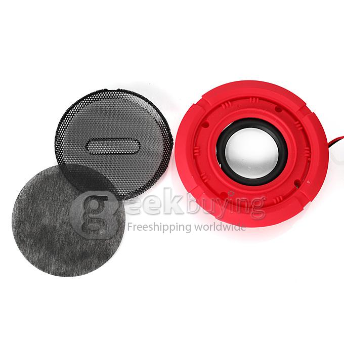C6 Mini Waterproof Wireless Bluetooth Speaker Shower Car Handsfree Receive Call & Music with Sucker - Red
