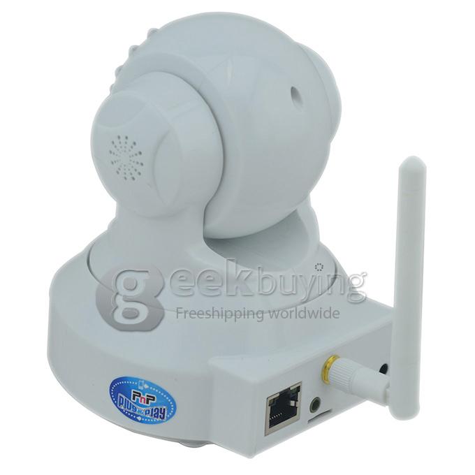 NVS-K200+C7837WIP 1/4 inch 720P CMOS Sensor 2 Channel HD Network Video Recorder WiFi Music 7inch Capacitive Screen - White