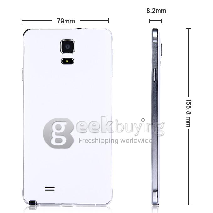 V12 5.5 inch 960*540 QHD MTK6582 Quad Core 1.3GHz Smartphone Android 4.4 1GB 8GB Dual Cameras Dual SIM Wifi 3G - White