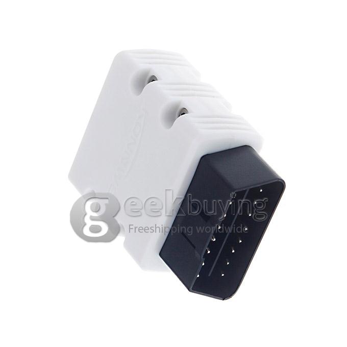 Brand New KW902 OBD-II ELM327 Wireless Bluetooth Car Auto Mini Diagnostic Scanner - White