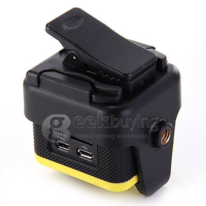 SJCAM M10 Mini Action Sports Camera Standard Version Novatek 12MP 1080P 170 Degrees Lens 1.5 Inch HD Camcorder Car DVR - Yellow