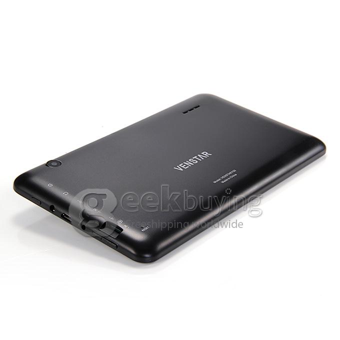 VENSTAR700 RK3026 7 Inch Tablet PC Android 4.2 OS 4GB ROM Dual Cameras T-FLASH(Support 16G MAX) - Black