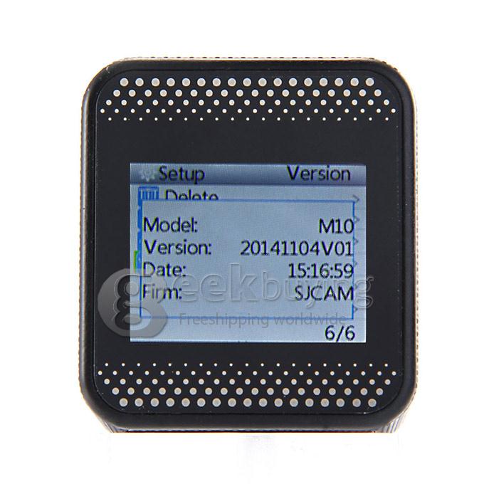 SJCAM M10 Mini Action Sports Camera Standard Version Novatek 12MP 1080P 170 Degrees Lens 1.5 Inch HD Camcorder Car DVR - Yellow