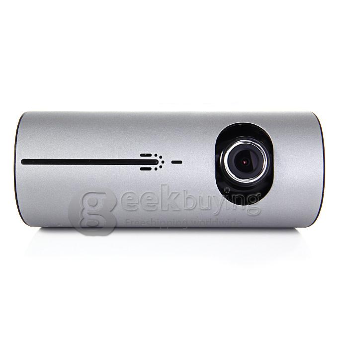 JWD R301-Z1 Zoran C12V Car DVR 2.7inch LCD Full HD 1080P 100 Degree Wide Angle Lens Car DVR with GPS - Black+Gray