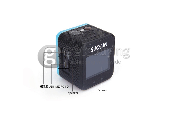 SJCAM M10 Mini Action Sports Camera Standard Version Novatek 12MP 1080P 170 Degrees Lens 1.5 Inch HD Camcorder Car DVR - Red