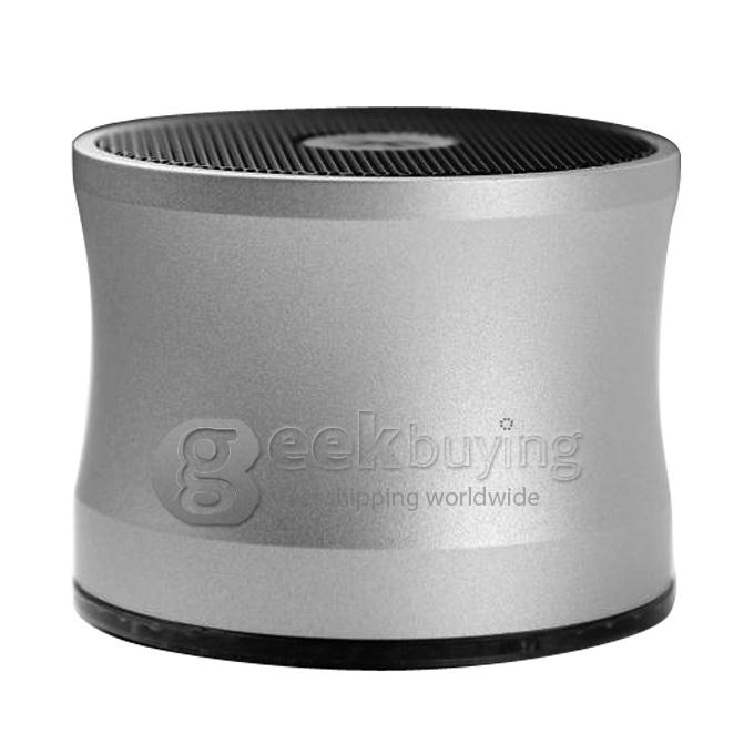 A109 Subwoofer Portable Mini Wireless Bluetooth Speaker with TF Card Slot Microphone - Silver