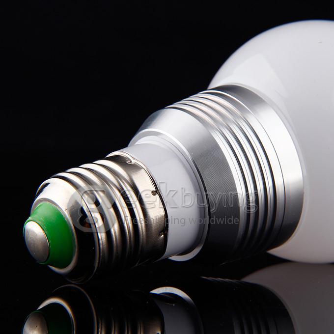 E27 5W RGB LED Bulb Lamp light 16 Colors AC85V-265V + IR Remote