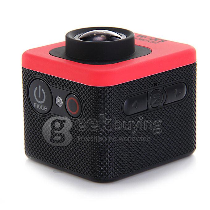 SJCAM M10 Mini Action Sports Camera Standard Version Novatek 12MP 1080P 170 Degrees Lens 1.5 Inch HD Camcorder Car DVR - Red