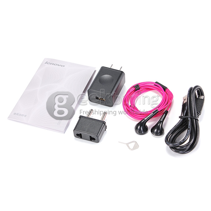 Lenovo S850 MTK6582 Quad Core 1.3GHz 5.0 Inch Android 4.4 Smartphone 1GB RAM 16GB ROM HD Gorilla Glass - Pink
