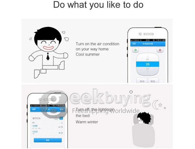 Orvibo Allone WiFi / IR / RF Remote Control Smart Home Automation Rechargeable Battery for IOS Android Mobile