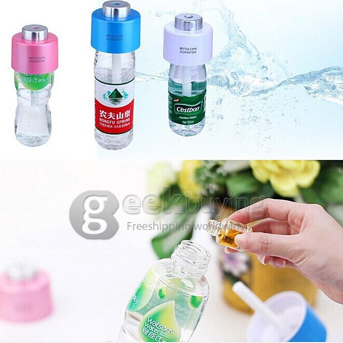 Portable Air Humidifier Steam Aroma Vaporiser Diffuser Purifier Mist Maker - Pink