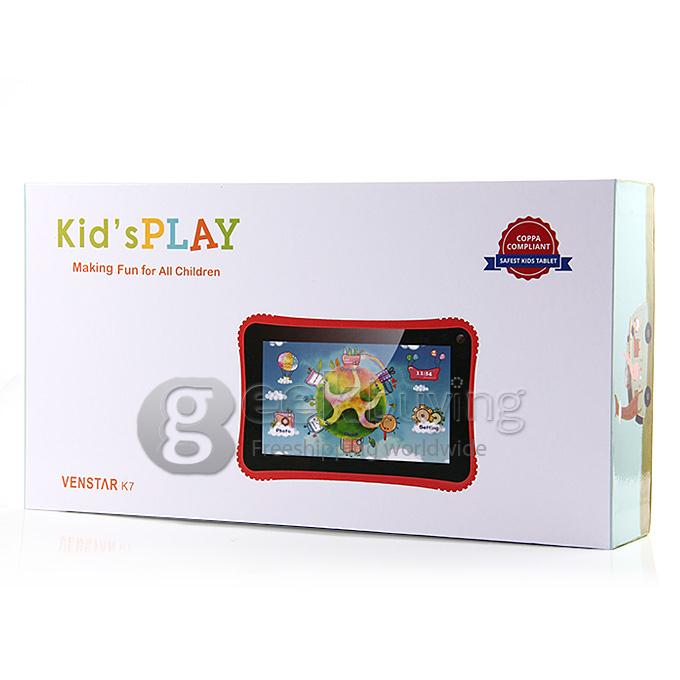 VENSTAR K7 Kids Pad RK3026 7 Inch Tablet PC Android 4.2 OS 8GB ROM Capacitive Touch Screen Dual Cameras - Red