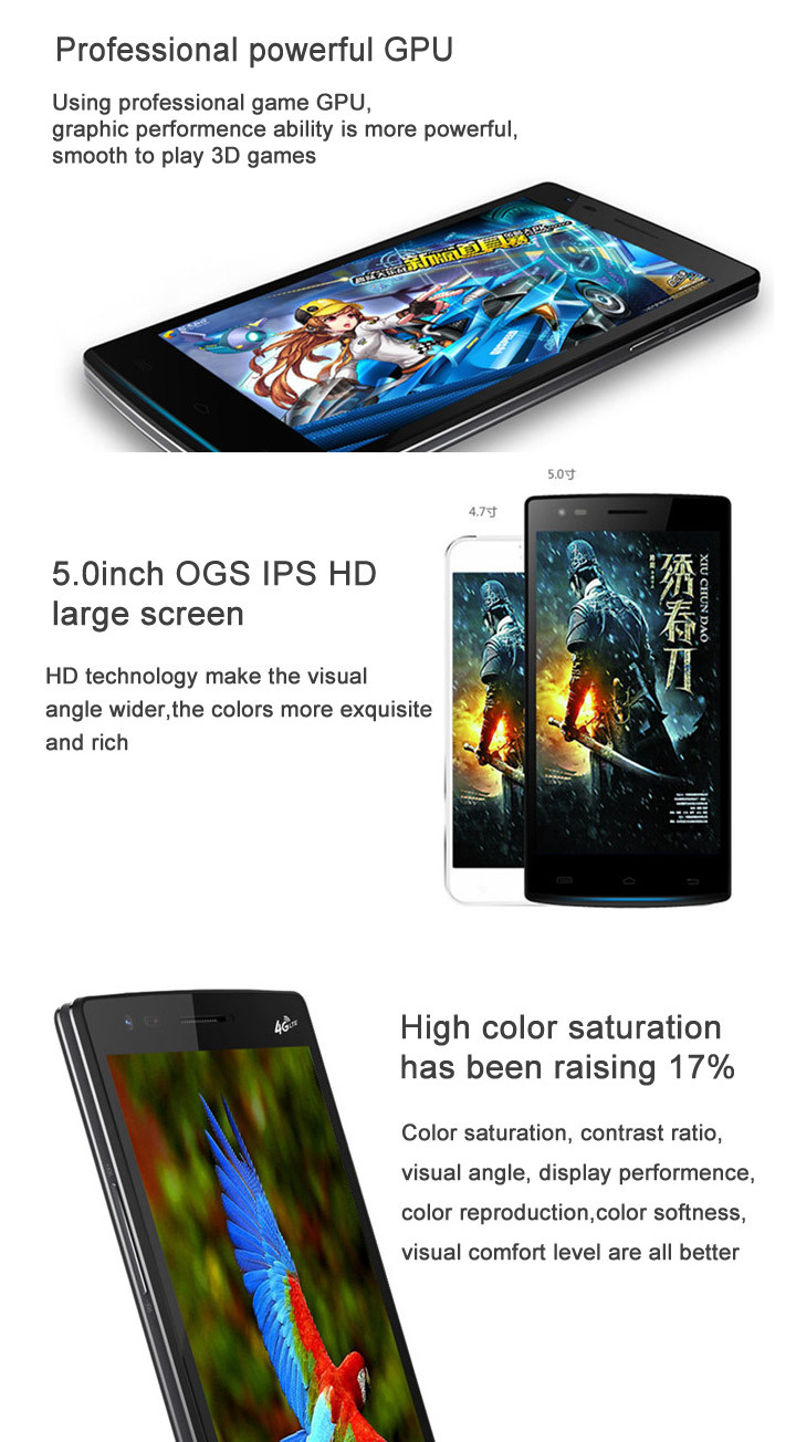 MPIE G7 MTK6582 Quad Core 1.3GHz 5.0inch Smartphone Android 4.4 2GB+8GB Fingerprint Identification Air Gesture 4G - White