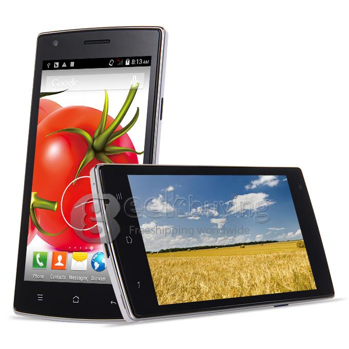 Mpie F1+ 5.0 Inch 854 x 480 pixels MTK6582 Quad Core 1.3GHz Smartphone Android 4.4 4GB ROM 3G GPS - White