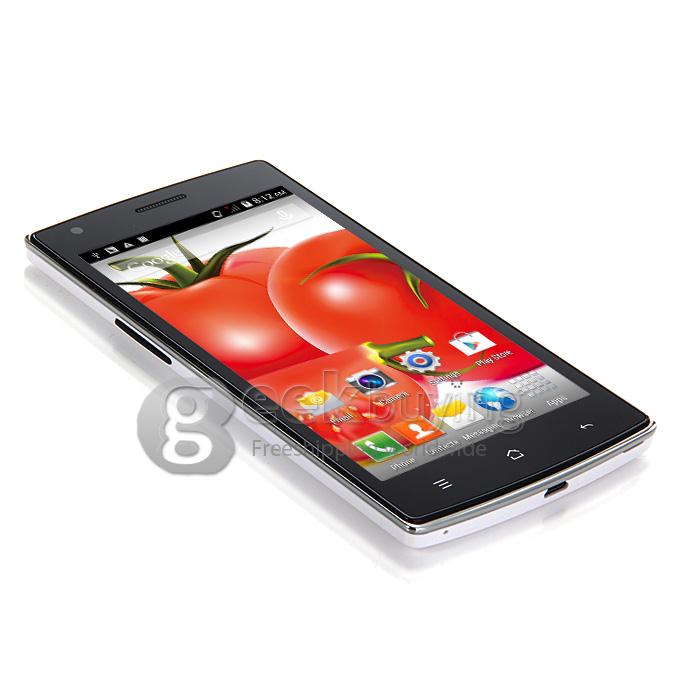 Mpie F1+ 5.0 Inch 854 x 480 pixels MTK6582 Quad Core 1.3GHz Smartphone Android 4.4 4GB ROM 3G GPS - White