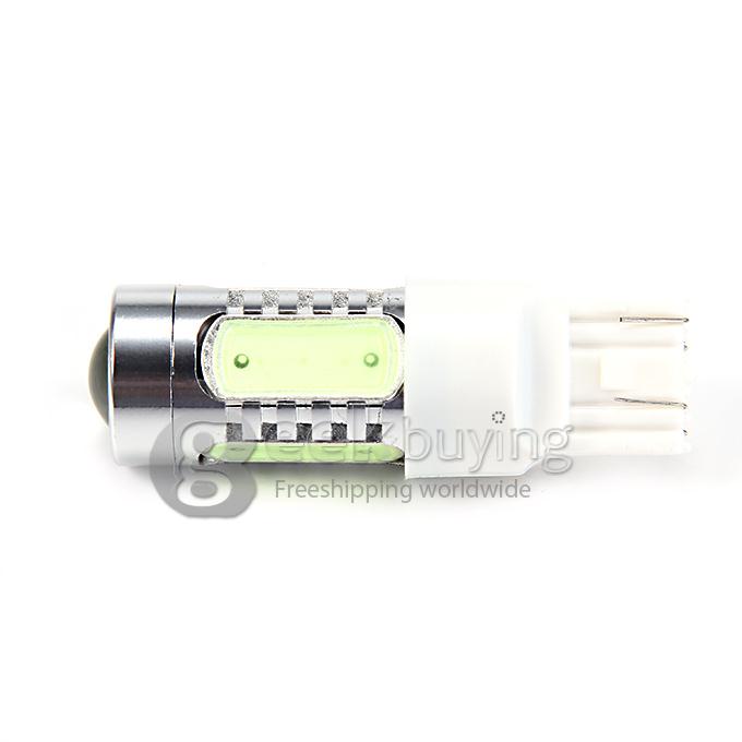 T20 7.5W 160lm 5-LED Blue Light Car Backup Lamp Car Foglight / Headlamp / Tail Light