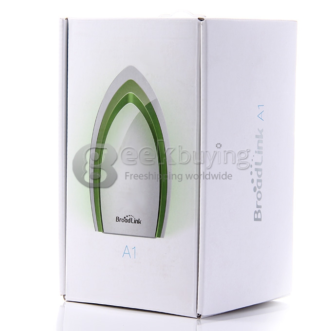 Broadlink A1 E-air Smart Air Quatily Detector Testing Air Humidity PM2.5 Intelligent Home Systems - White + Green