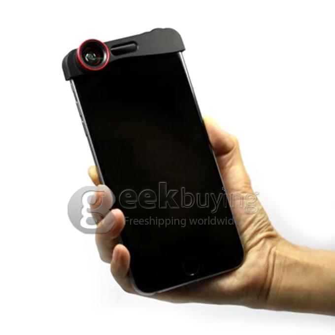 3in1 Wide Angle Lens + Macro Lens + Fish Eye Camera Lens for Apple iPhone 6 4.7