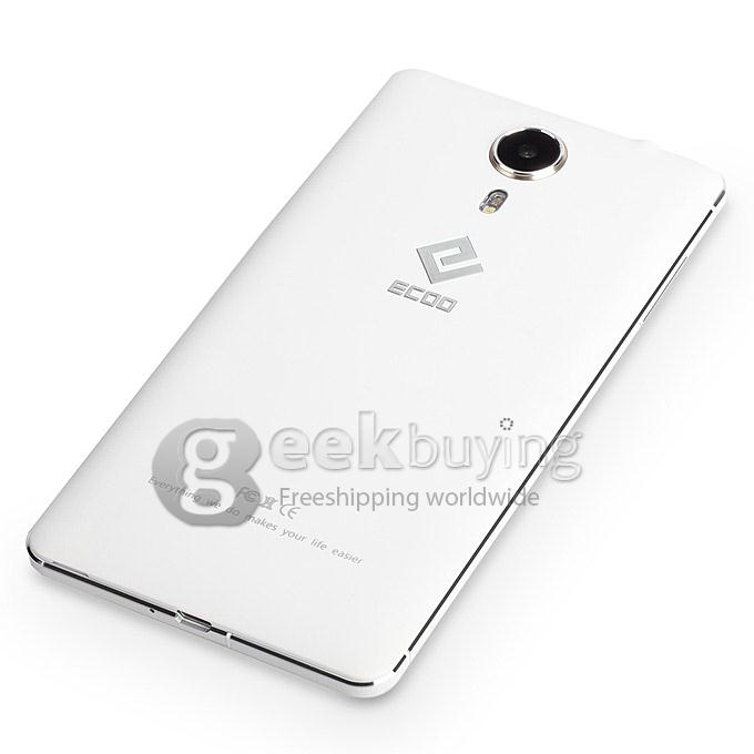 ECOO E02 Shining PRO MTK6592 Octa Core 1.7GHz Smartphone 5.5 Inch IPS HD Android 4.4 2GB RAM 16GB ROM 13MP 2MP - White