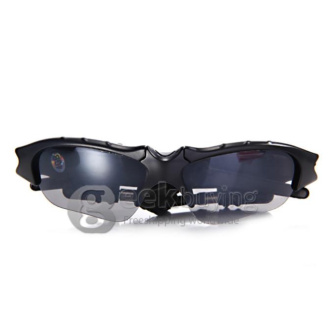 Stylish Sport Sunglasses 4GB MP3 Player 150mAh Li-ion Battery Sun Glass - Black