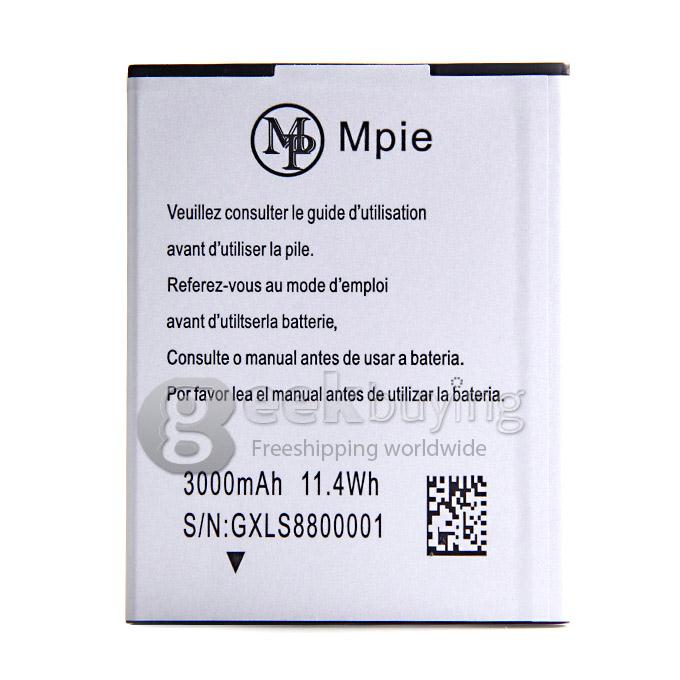 3.8V 3000mAh Rechargeable Lithium-ion Battery for Mpie MP-T6S