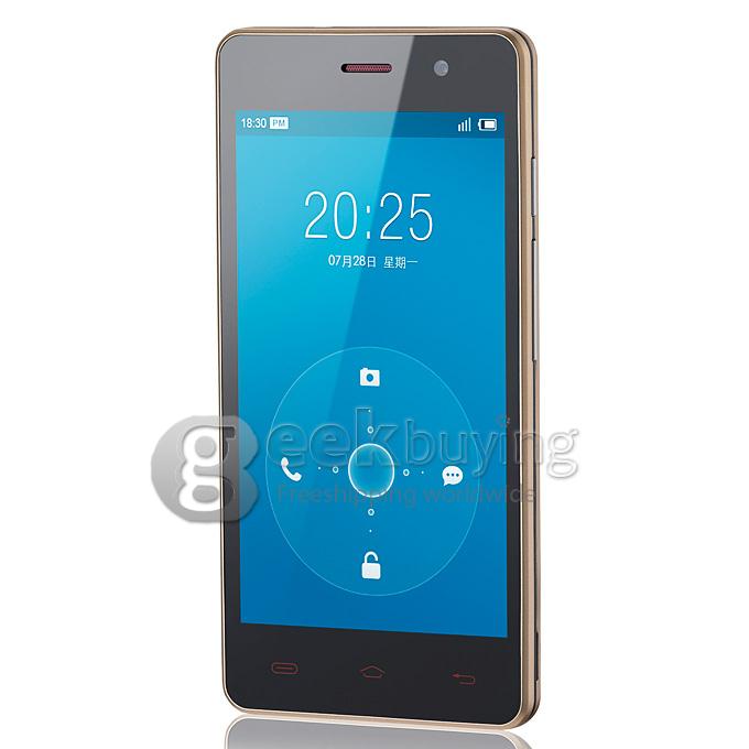 BLUBOO X3 4.5Inch FWVGA MTK6582M Quad Core 1.3GHz Smartphone Android 4.4 512MB RAM 4GB ROM 3G/GPS/Wifi 2MP+0.3MP -Golden