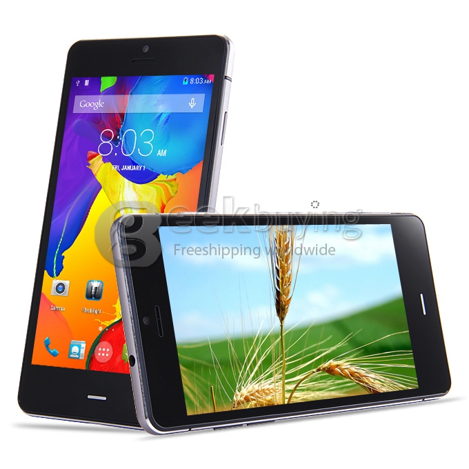 MIJUE M690 MTK6592 Octa Core 1.7GHz Smartphone 5.0 Inch IPS HD Screen Android 4.4 1GB RAM 8GB ROM 8.0MP 3G/OTG - Black