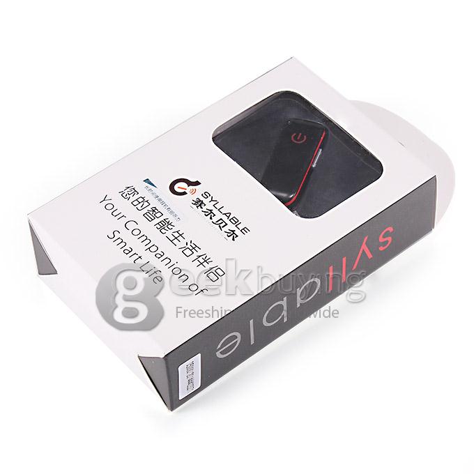 Syllable D50 Mini Wireless Bluetooth 3.0 Stereo Headphone Earphone for Smartphone iPhone - Black