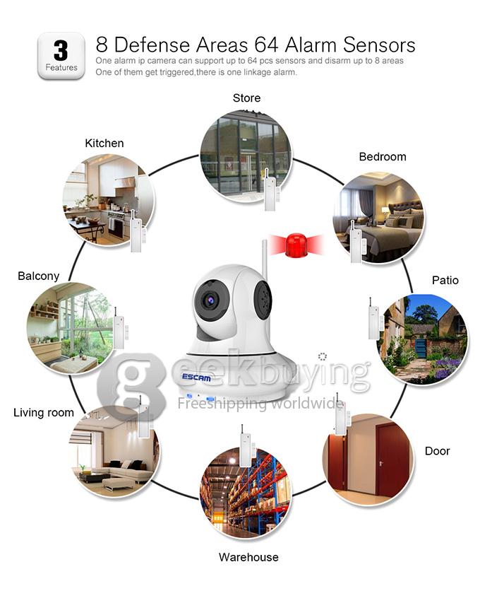 ESCAM Patron QF500 WiFi HD 720P 1.0MP 1/4