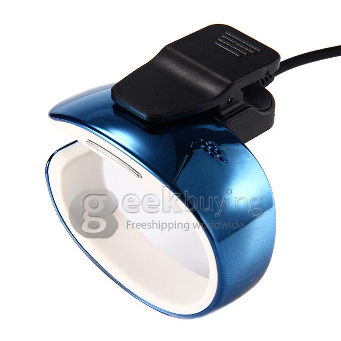 Y02 Women LCD Bluetooth 3.0 Smart Bracelet Wrist Watch for Samsung Android Phone Call/SMS Remind Remote Camera - Blue