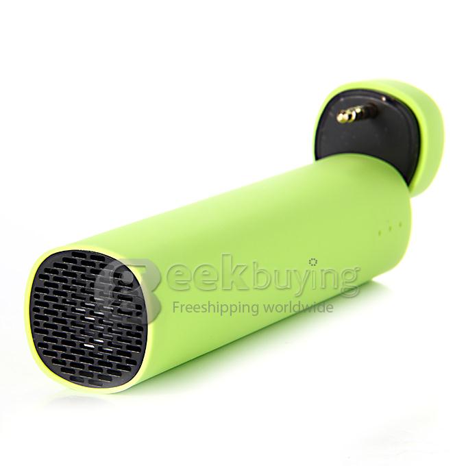 3 IN 1 Portable 4000mAh Power Bank Battery Charger + Speaker + Stand for Smartphone - Green