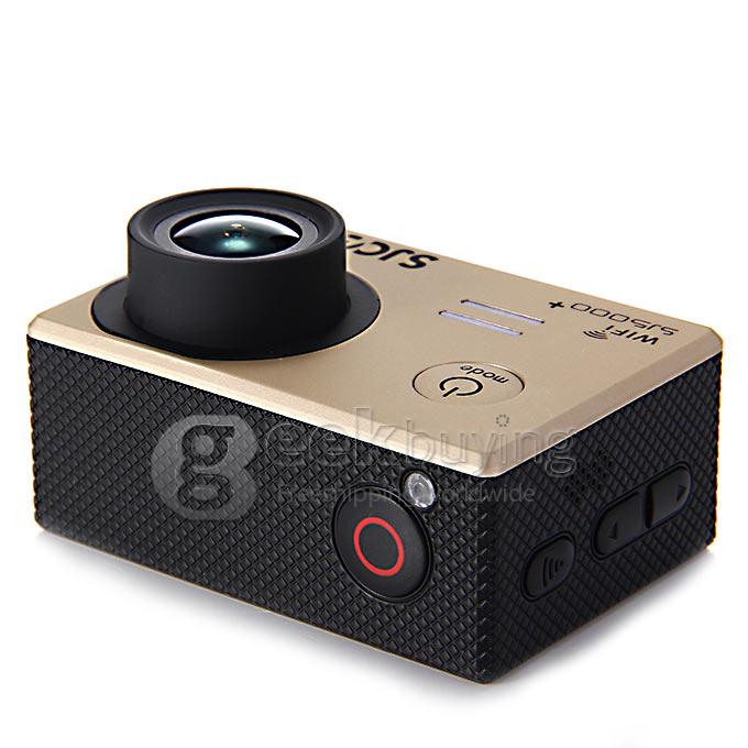 SJCAM SJ5000 Plus Ambarella A7LS75 16MP 1080P 60FPS WiFi Action Camera 1.5 Inch 170 Degrees Wide Angle Lens Diving HD Camcorder Car DVR - Golden