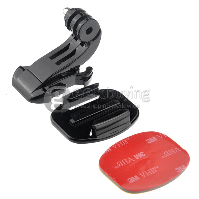J-Hook Buckle Flat Mount with 3M sticker for GoPro Hero 1 / 2 / 3 / 4 / SJ4000