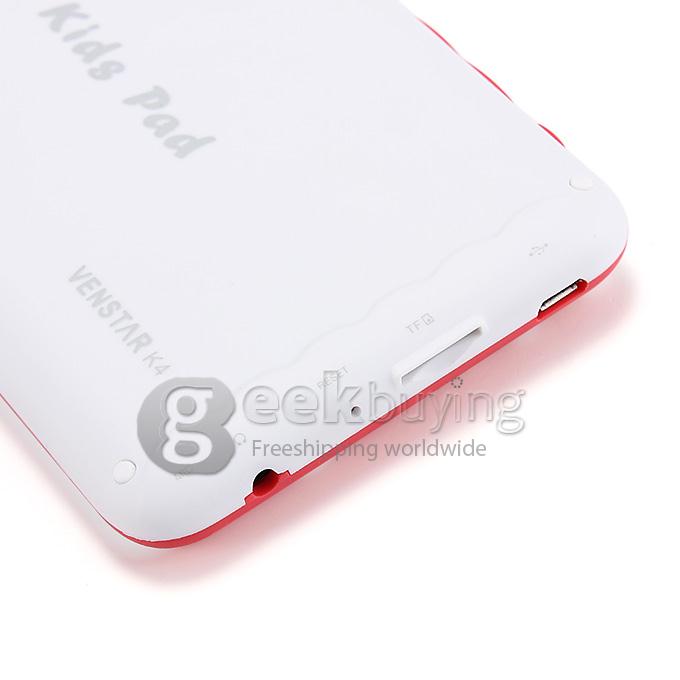 K4 Kids Pad RK3026 4.3 Inch Tablet PC Android 4.2 OS 8GB ROM 480*272 Kid's Software with Parental Control - Red