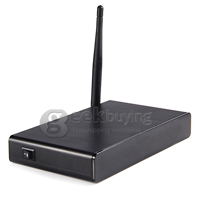 TS-T5 Amlogic S805 Android 4.4 Quad Core Mini TV BOX HDMI HDD Player 1G/8G WIFI H.265/HEVC Decoding Miracast - Black