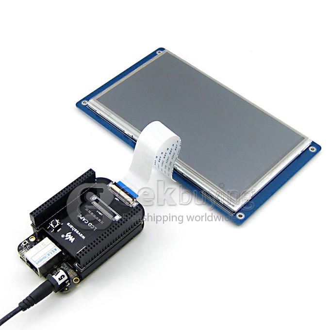 BeagleBone BB Black (Package D) Development Kit LCD CAPE (7inch) + 7' LCD + Screws Pack Various Expansion Board
