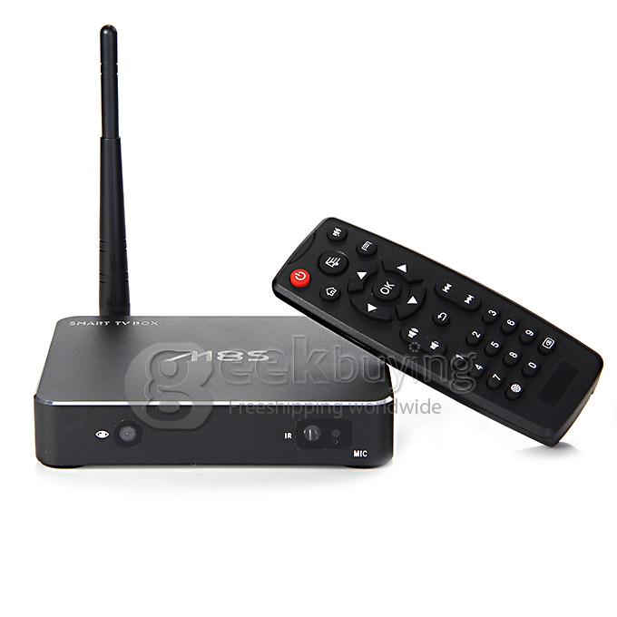 M8S RK3188 Quad Core 1.4GHz Android 4.4 Mini TV BOX HDMI HDD Player 2G/16G WIFI 2.0mp Camera Bluetooth - Black