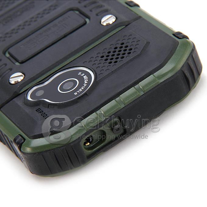 Discovery V6 MTK6572 Dual Core 4.0 Inch Android 4.2 Rugged 3G Smartphone 4GB ROM IPS IP68 Waterproof Shockproof - Green