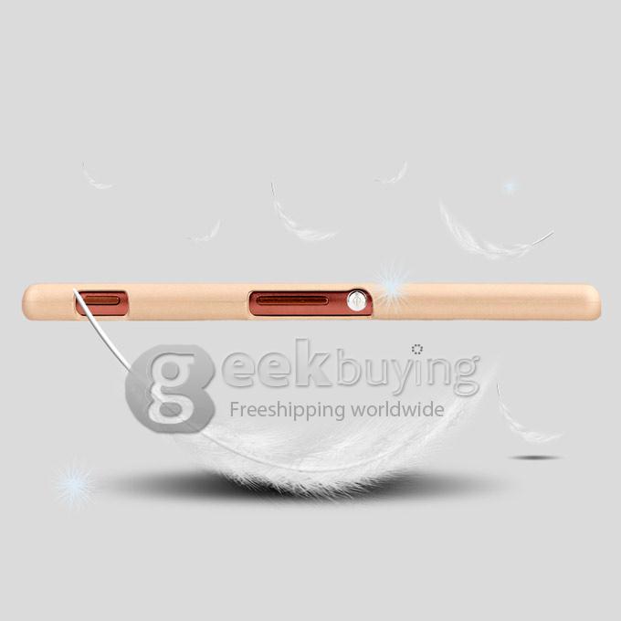 MOSKII Shield High Quality PC Back Case Protective Cover for SONY Xperia Z3/L55T - Golden
