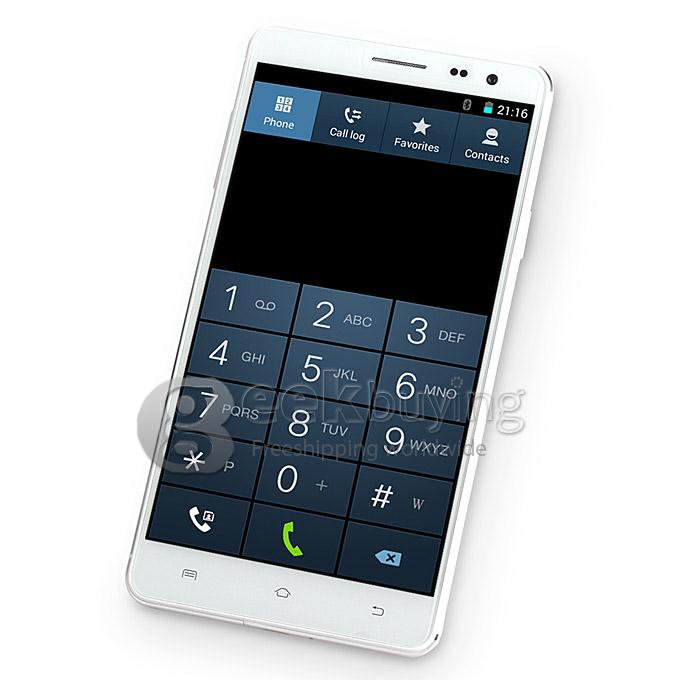 ECOO E02 Shining PRO MTK6592 Octa Core 1.7GHz Smartphone 5.5 Inch IPS HD Android 4.4 2GB RAM 16GB ROM 13MP 2MP - White