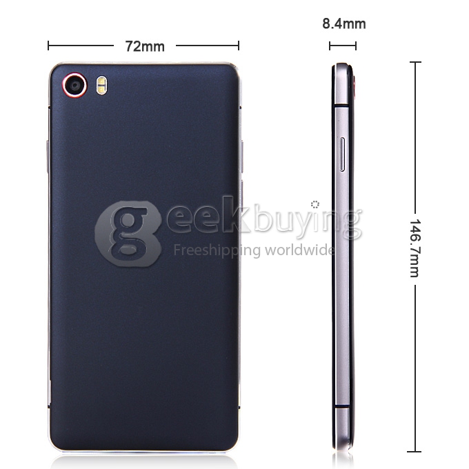 MIJUE M690 MTK6592 Octa Core 1.7GHz Smartphone 5.0 Inch IPS HD Screen Android 4.4 1GB RAM 8GB ROM 8.0MP 3G/OTG - Black