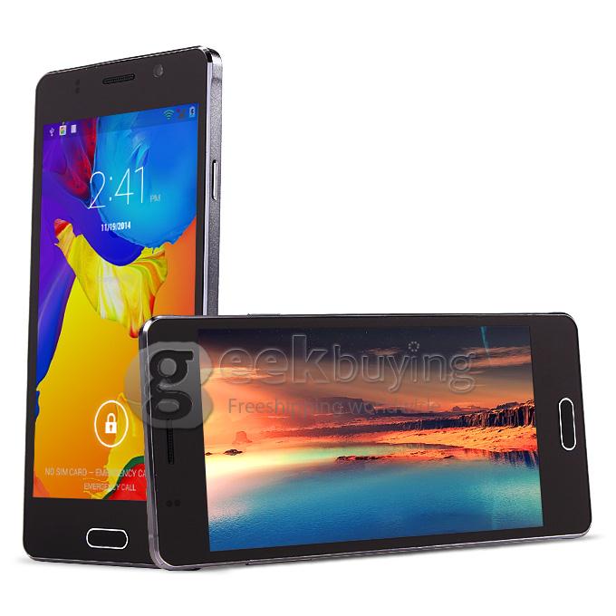 JIAKE JK-760 5.0 Inch MTK6572 Dual Core 1.2GHz Smartphone Android 4.4 4GB ROM Dual SIM Dual Camera 3G GPS - Black