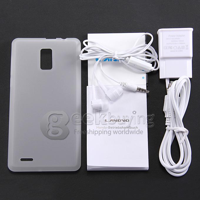 LANDVO L550 MTK6592M Octa Core 1.4GHz QHD 5.0Inch Android 4.4 OS Smartphone 1GB RAM 8GB ROM 8.0MP 3G/GPS/WIFI - Black