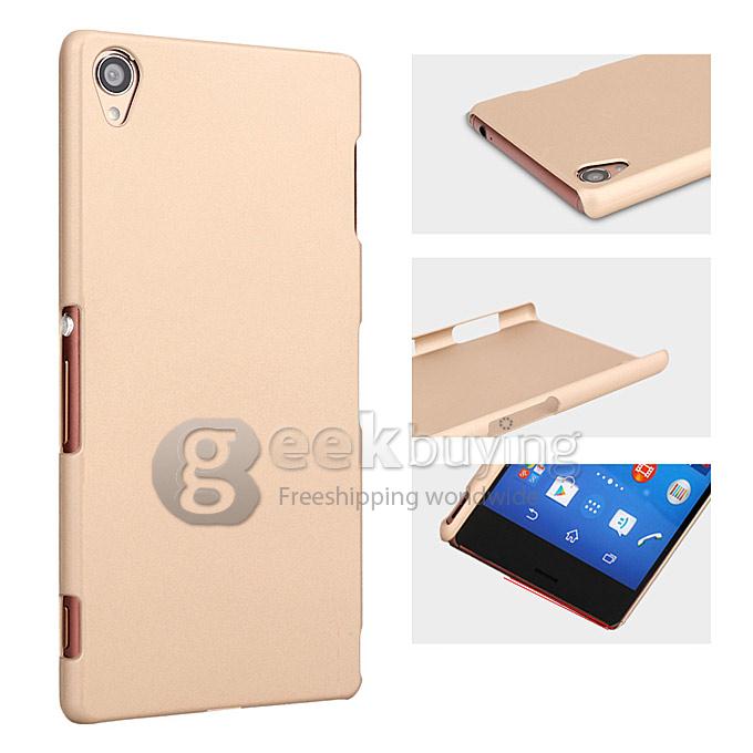 MOSKII Shield High Quality PC Back Case Protective Cover for SONY Xperia Z3/L55T - Golden