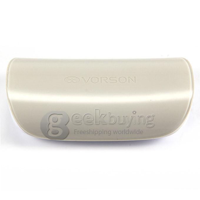 Vorson Shell Dual USB 6000mAh Power Bank External Battery 1.2A for iPhone iPad Smartphone Tablet - Cream Color