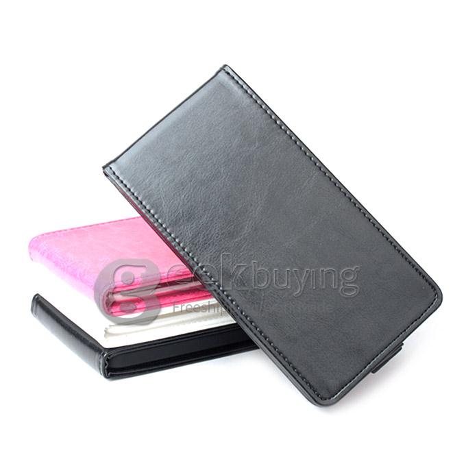 Brand New Protective PU Leather Case Hard Up and Down Flip Cover Shell for CUBOT S308 - White