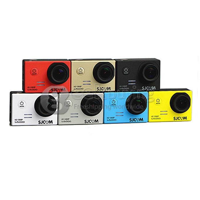 SJCAM SJ5000 Sports Camera Novatek 96655 14MP 1080P 2.0 Inch 170 Degrees Lens Diving HD Camcorder Car DVR - Red