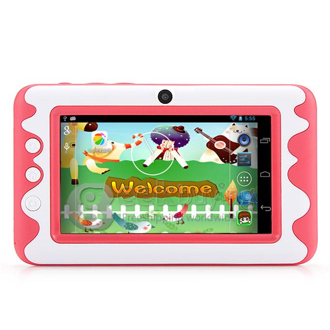 K4 Kids Pad RK3026 4.3 Inch Tablet PC Android 4.2 OS 8GB ROM 480*272 Kid's Software with Parental Control - Red