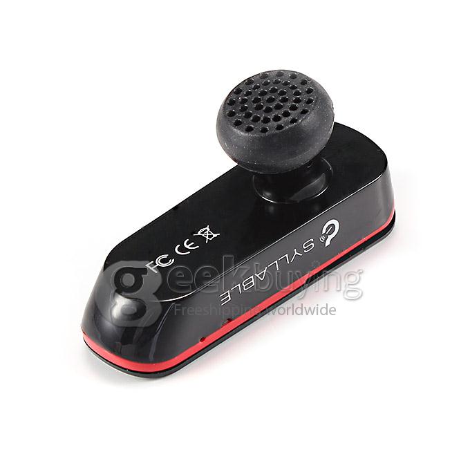 Syllable D50 Mini Wireless Bluetooth 3.0 Stereo Headphone Earphone for Smartphone iPhone - Black